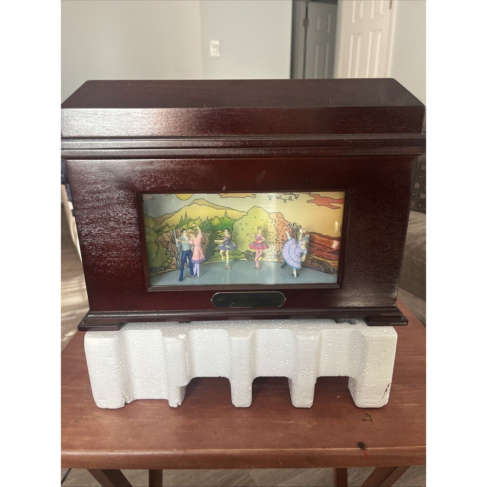 2002 Mr. Christmas Animated Holiday Symphonium Music Box w/ 16 records For Parts
